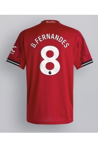 Fotbalové Dres Manchester United Bruno Fernandes #8 Domácí Oblečení 2025-26 Krátký Rukáv